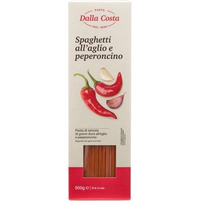 Dalla Costa Špagety chilli a česnek 0,5 kg