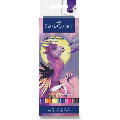 Faber-Castell 164526 Goldfaber Aqua Dual Marker 6 ks Fantasy