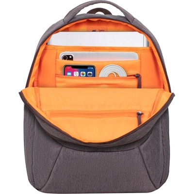 Riva Case 7761 šedohnědá / batoh na notebook 15.6" RC-7761-M