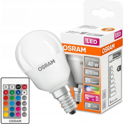 Osram STAR+ LED žiarovka E14, 5,5W, sviečka,teplá biela,ovládač