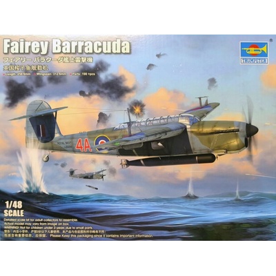 Trumpeter 05825 Bomber Fairey Barracuda Torpedo , 1:48