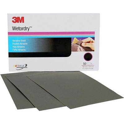 3M 02045 Brúsny hárok 401Q 138mm x 230mm Wetordry P2500 02045-7000028117