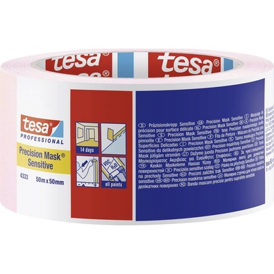 Tesa krepová lepiaca páska 50 mm x 50 m svetle staroružová