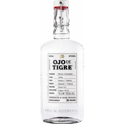Ojo de Tigre Espadin Tobala mezcal 37% 0,7 l (holá láhev)