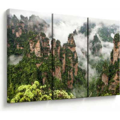 Obraz - Zhangjiajie National Park, Čína, třídílný 120x80 cm