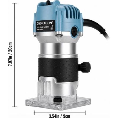 Orezávacia frézka ONDRAGON 800 W
