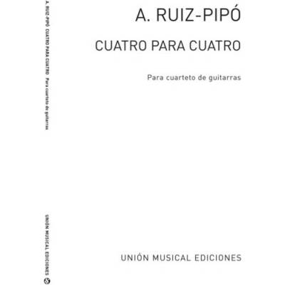 Antonio ruiz-pipo: cuatro para cuatro noty na kytaru – Hledejceny.cz