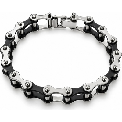 Solla Iron Chain pánsky náramok zo zliatiny strieborný CH-M-NR11