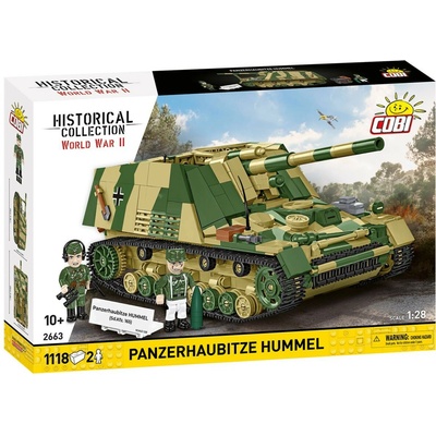 COBI 2663 World War II Německé samohybné dělo Panzerhaubitze Hummel 1:28 – Hledejceny.cz