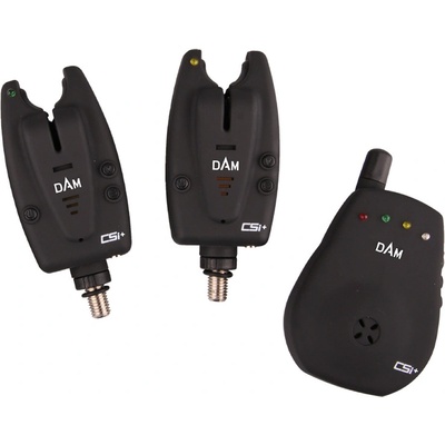 D.A.M. CSI+ Bite-Alarm Set 2+1 Green/Red
