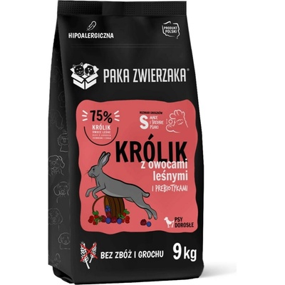 Paka Zwierzaka Rabbit with forest fruits S 9 kg