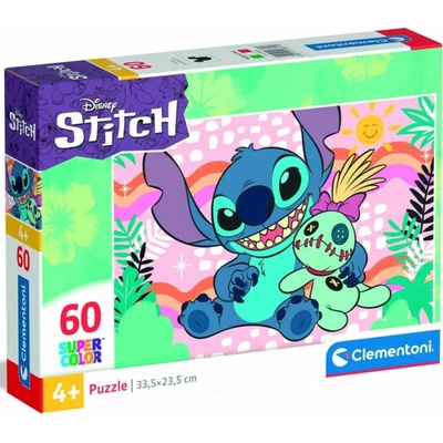 CLEMENTONI Stitch 60 dílků