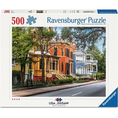 Ravensburger Savannah Georgia USA Jigsaw Nationals 500 dielov