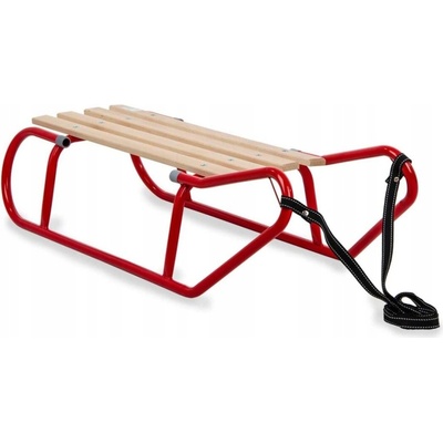 ENERO kovové sáně ANDY 2místné 100 cm červená