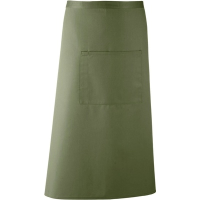 Premier Zástěra Colours PR 158 do pasu dlouhá COT-39015855099 Olivová