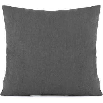 Tom Linen obliečka na vankúš Dark Grey 70x80