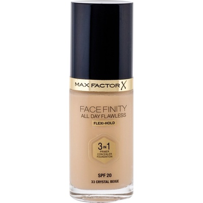 Max Factor Facefinity 3 in 1 tekutý make-up s uv ochranou SPF20 32 Light Beige 30 ml
