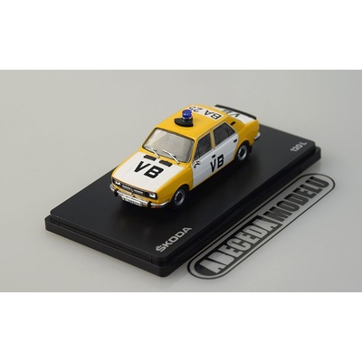 Abrex škoda Veřejná Bezpečnost časopis s modelem 1:43