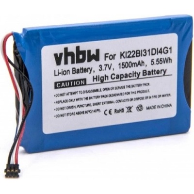 VHBW Baterie pro Garmin Foretrex 401 / 405, 290 mAh - neoriginální