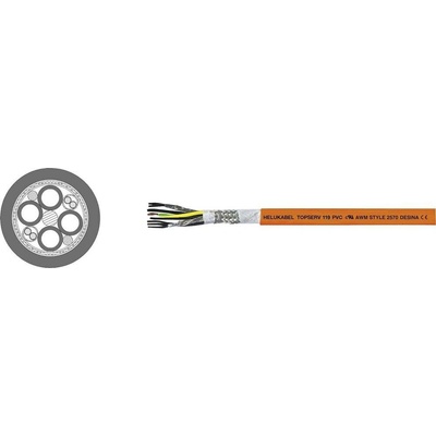 Helu TOPSERV® 119 707291 servo kábel 4 G 1.5 mm² + 4 x 0.75 mm² 500 m oranžová
