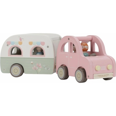 Little Dutch Auto s karavanem dřevěné