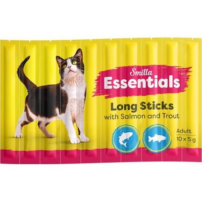 Smilla Essentials tyčinky Losos a pstruh 50 x 5 g