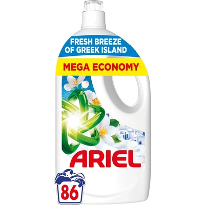 Ariel Prací gel Fresh Breeze of Greek Island 86 PD