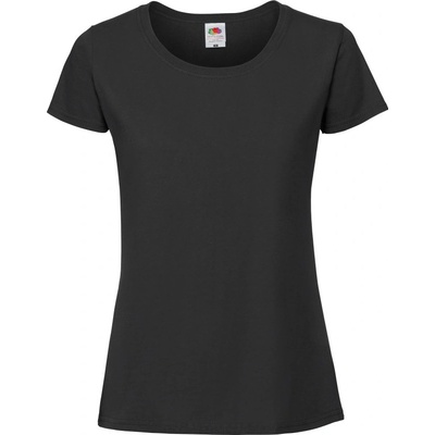 Fruit of the Loom Lady-Fit Iconic 195 T COT-16142400200 Černá
