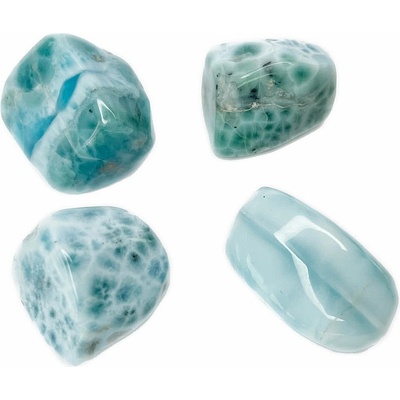 Nefertitis Larimar tromlovaný Dominikánská republika kvalita A - L - cca 2,5 - 3 cm