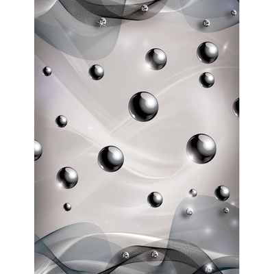 Preinterier Fototapeta panel - PL0525 - 3D gule – sivé vlies - 206cm x 275cm