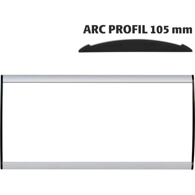 A-Z Reklama CZ Orientační nástěnná tabulka 105 × 250 mm - Arc Profil – kód UDS105NB25