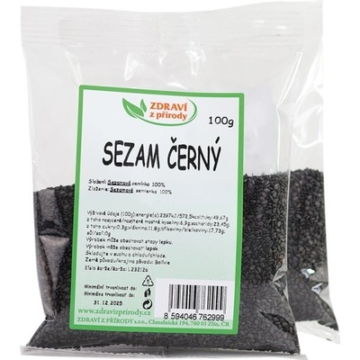 Zdraví z přírody Sezam černý 100 g