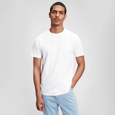 Gap tričko Classic t shirt bílá