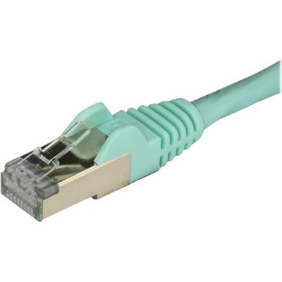 Startech 6ASPAT2MAQ CAT6A Ethernet 10 Gigabit Shielded Snagless RJ45 100W PoE Patch CAT 6A 10GbE STP Network 2m zelený