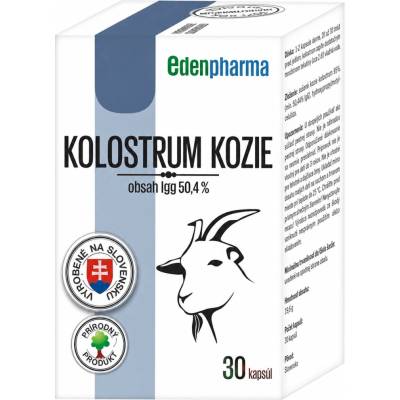 EDENPharma Kolostrum Kozie 30 ks