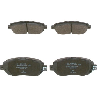 BOSCH Sada brzdových platničiek kotúčovej brzdy 0986494211
