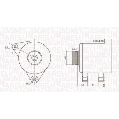 Generátor MAGNETI MARELLI 063731747010