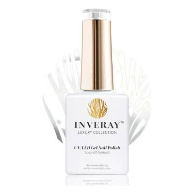 Inveray UV/LED Gél lak N°162 Snow White snehobiely gél lak 10 ml