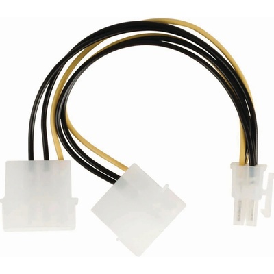 NEDIS Interní napájecí kabel | 2x Molex Zástrčka - PCI Express Zásuvka | 0,15 m | Různé – Hledejceny.cz
