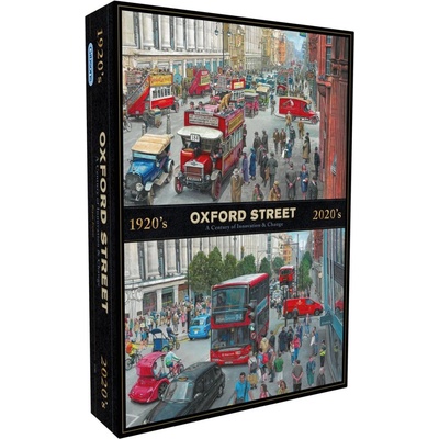 GIBSONS Oxford Street v průběhu desetiletí 1000 dílků