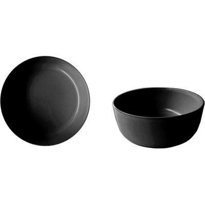 METRO PROFESSIONAL Miska Nag 14,5 cm kamenina čierna 6 ks