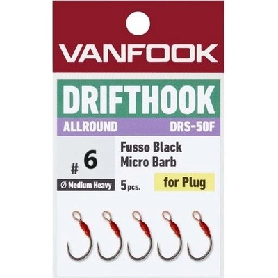 VANFOOK DRIFTHOOK DRS-50F vel.6 5 ks