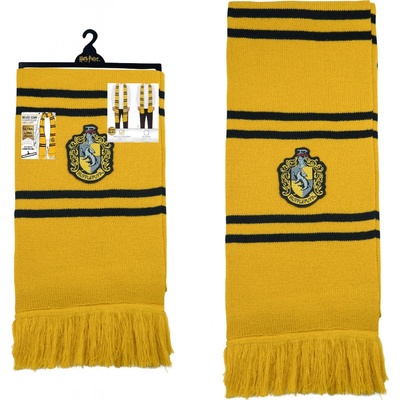 Harry Potter šála Hufflepuff žlutá