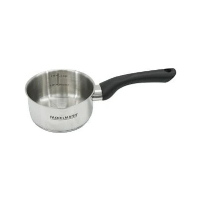 Fackelmann 680341 Hrnec, 12 cm, nerezová ocel, hrnec na vaření, pro všechny typy sporáků, malý