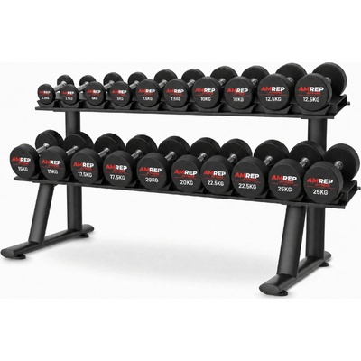 AMREP FITNESS Sada CPU jednoručiek 2,5 až 50 kg 2 x stojan zdarma