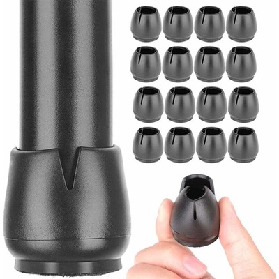 Protišmykové podložky pod nábytok (12-16mm) 16ks čierne