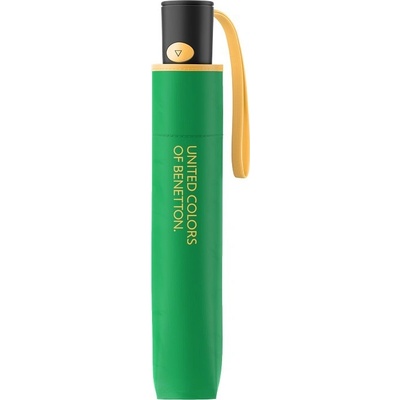 Benetton deštník Skládací automatický zelený