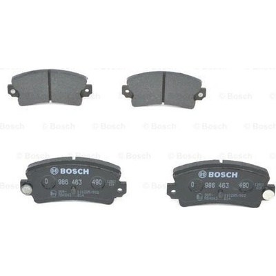 BOSCH Sada brzdových platničiek kotúčovej brzdy 0986463490