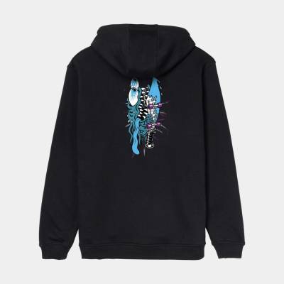 Santa Cruz Meek Pinstripe Slasher Hood Black