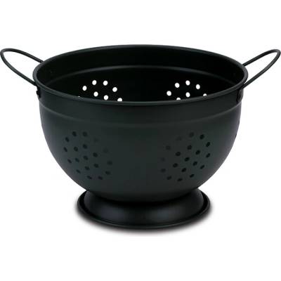 NAVA Kovový cedník Misty 26cm černý Řecko